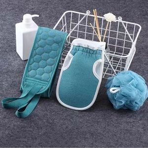 Three-piece Set Of Rubbing Towel Bath